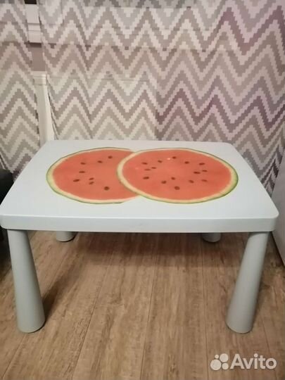 Детский стол и стул IKEA маммут