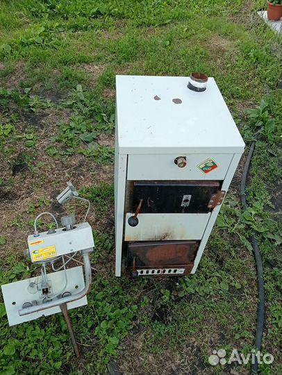 Газо- угольная печь котел