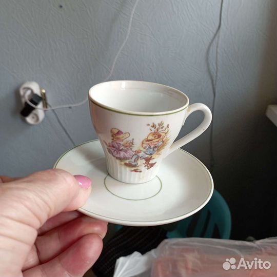 Кофейный детский сервиз гдр