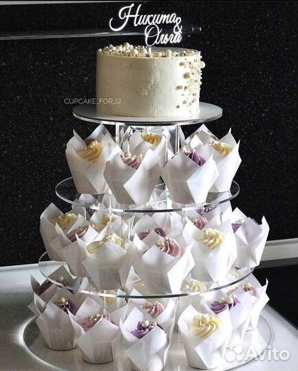 Этажерка подставка для торта и капкейков