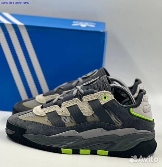 Кроссовки Adidas Niteball Grey (Арт.15691)