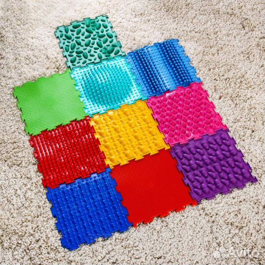 Развивающий модульный ортопедический коврик