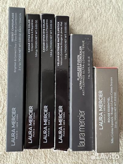 Laura mercier помада консиллер кремовые тени