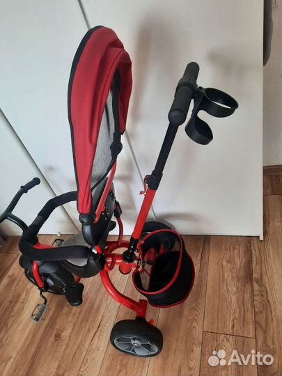 Велосипед коляска с ручкой