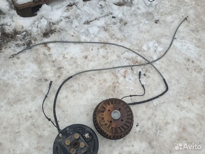 Задний тормозной барабан LADA largus абс в сборе