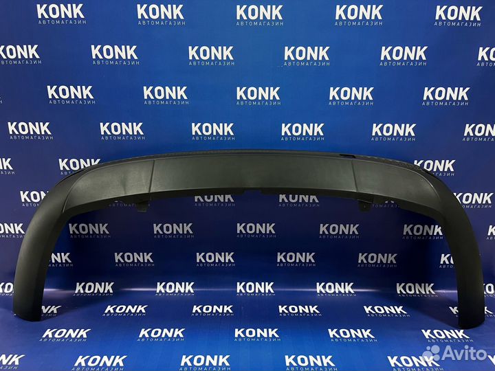 Задняя губа бампера на Форд Фокус 3 Седан