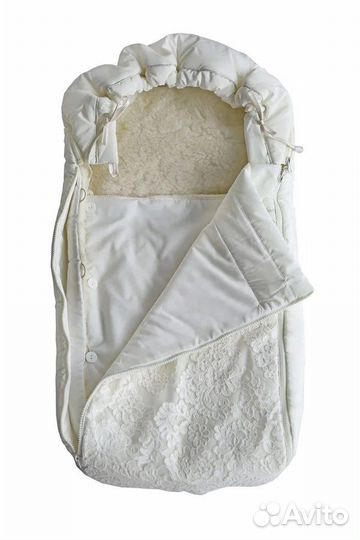 Красивый, теплый конверт люкс на выписку Chepe