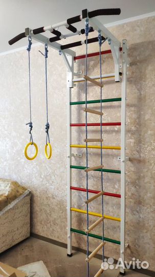 Шведская стенка усиленная с рукоходом (M10)