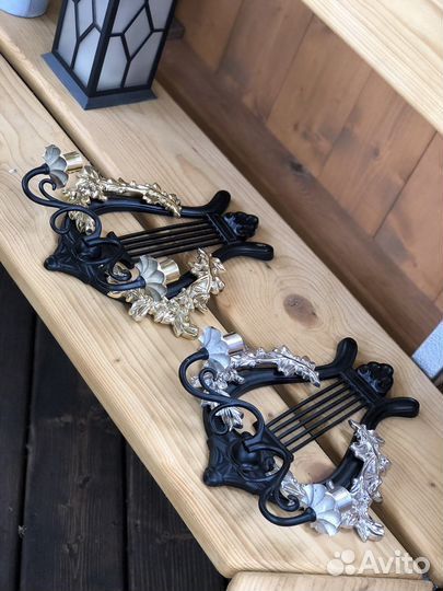 Подсвечники настенные металлические новые