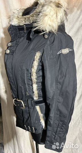 Куртка женская зимняя 48 размер черная