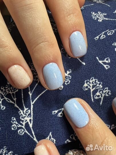 Маникюр комбинированный