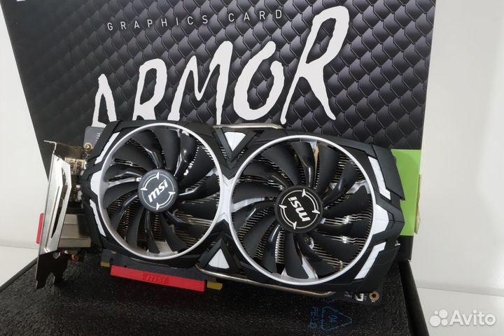 Видеокарта MSI GeForce GTX 1060 armor OC 3GB