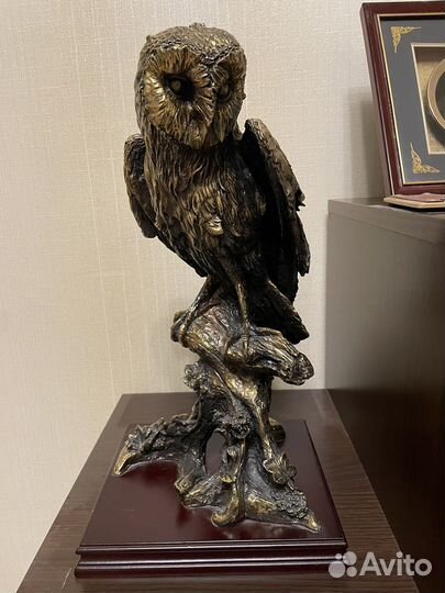 Статуэтка бронзовая сова