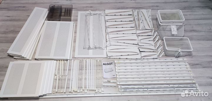 Гардеробная IKEA Algot, система хранения икеа