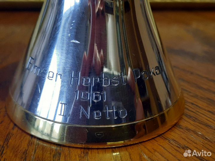 Немецкий серебряный подсвечник