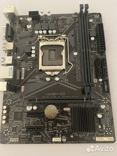 Материнская плата gigabyte h410m s2