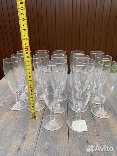 Бокалы, фужеры, стаканы, стопки