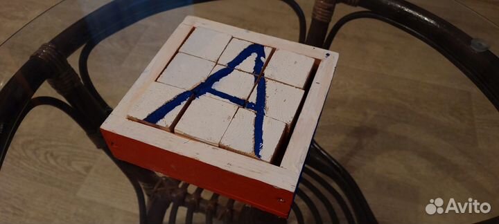 Кубики деревянные ручной работы