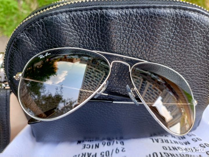 Очки Ray Ban Aviator оригинал Италия кат 2N