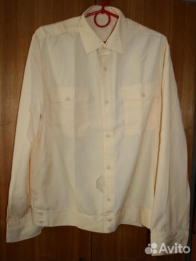 Рубашка офицера вмф СССР (кремовая)