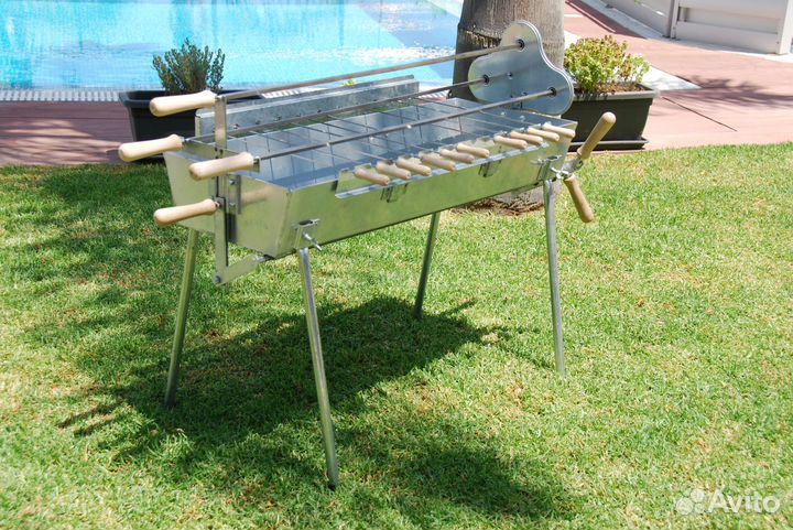 Мангал автоматический угольный