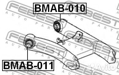 Сайлентблок рычага BMW 5 95-03 задн.подв.правлев F