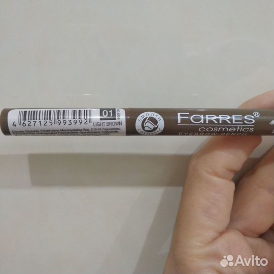 Карандаш для бровей Farres тон 01 светло коричн