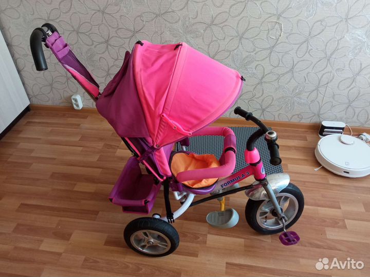 Детский велосипед с родительской ручкой
