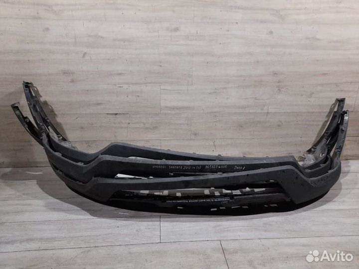 Губа переднего бампера Hyundai Santa Fe 3 С 2012