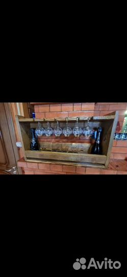 Подставка под бокалы и бутылки с алкоголем