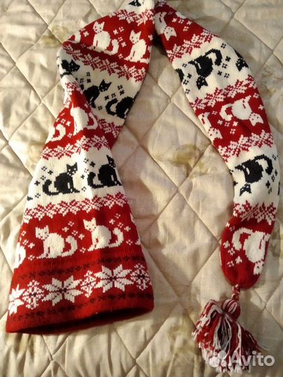 Эстонская шапка-шарф Оле лукойе