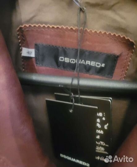 Кожаная куртка dsquared2 оригинал