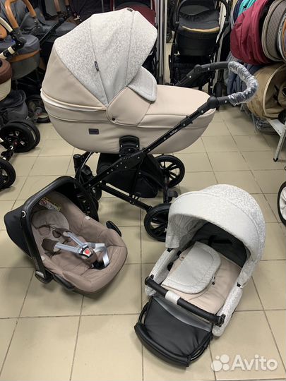 Коляска 3 в 1 новая indigo