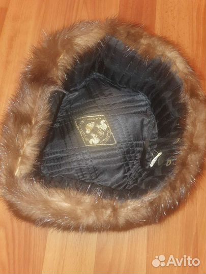 Норковая шапка мужская