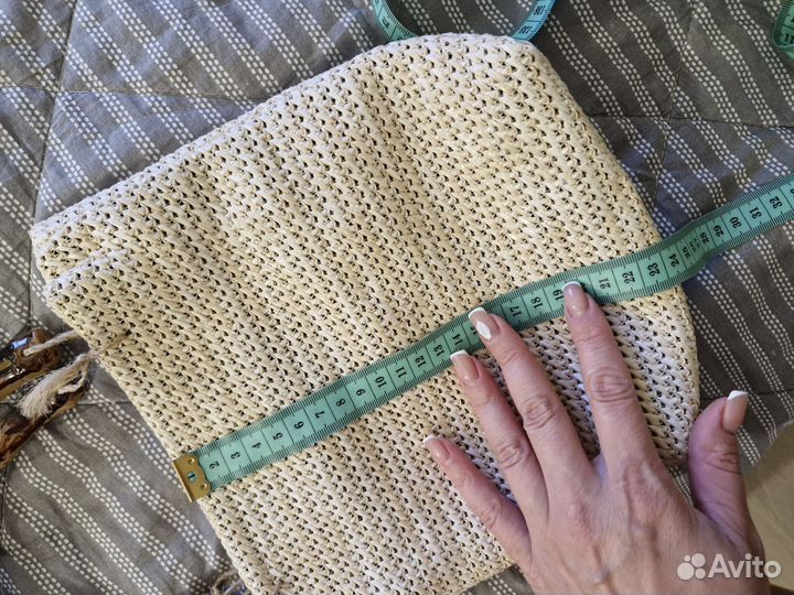 Сумка женская соломенная