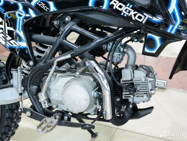 Питбайк rockot RX125-2 Tronium 17/14 черно-синий
