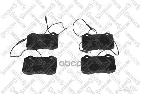 445 014BSX колодки дисковые передние с антискри