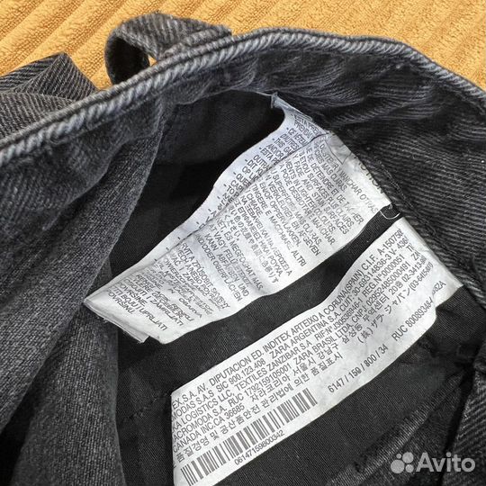 Джинсы слоучи Zara 34