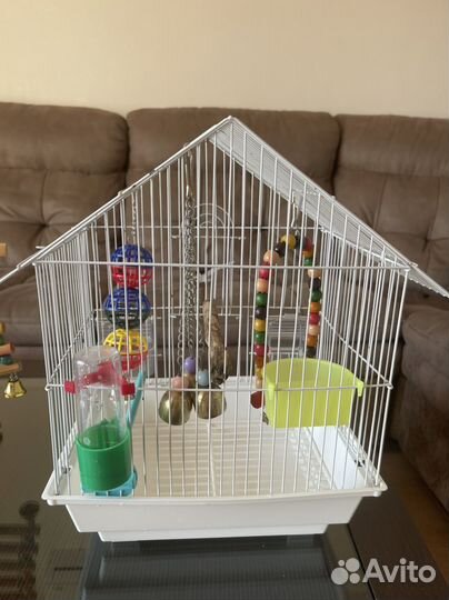 Клетка для волнистого попугая бу