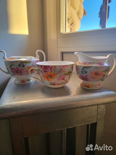 Чайны пары, фарфор, Дулево. СССР