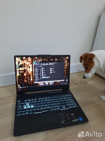 Ноутбук Asus i5-11400 6 ядер RTX 3050Ti 16GB RAM