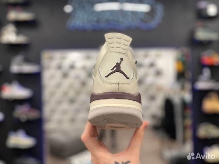 Кроссовки nike Jordan 4 beige новые