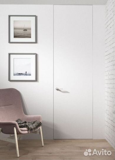 Скрытые двери под отделку