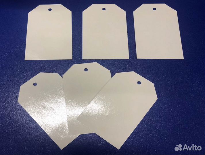 Бирки для одежды, ярлыки навесные 1000 шт