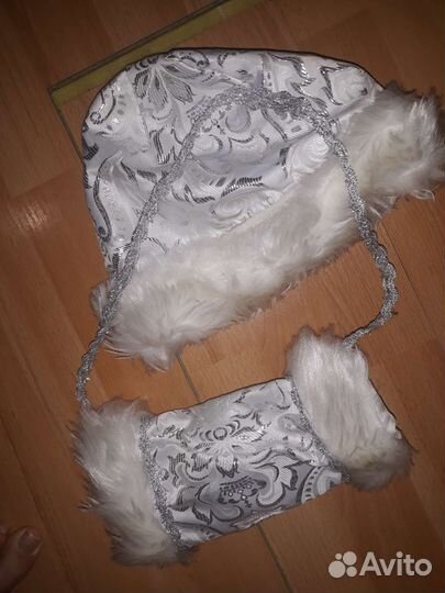 Костюм Снегурочки 38 размер