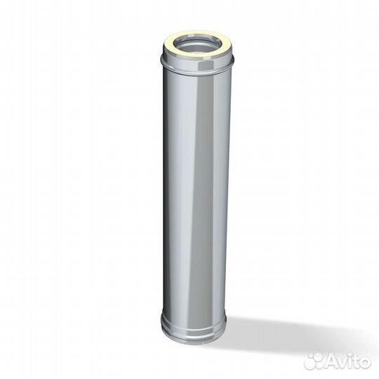 Труба-сэндвич Ф 140х210 L1,00м (430/0,5х0,5) (4/1