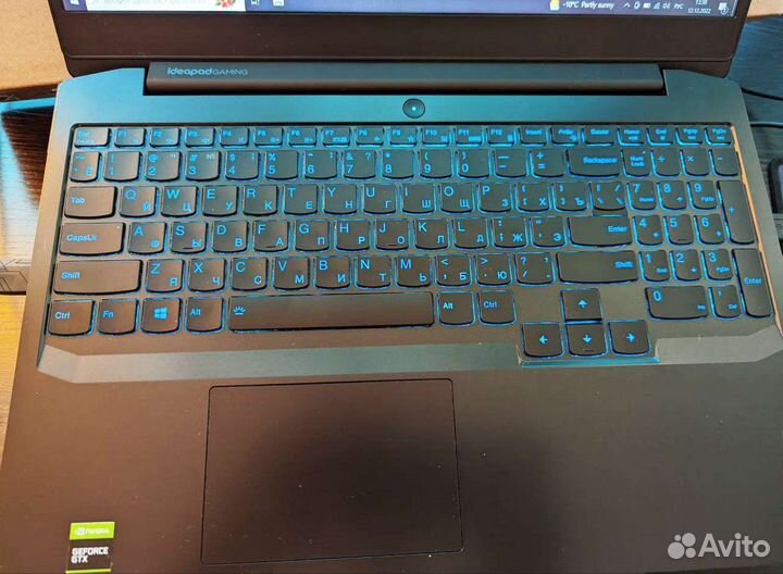 Ноутбук Lenovo ideapad gaming 1650ti