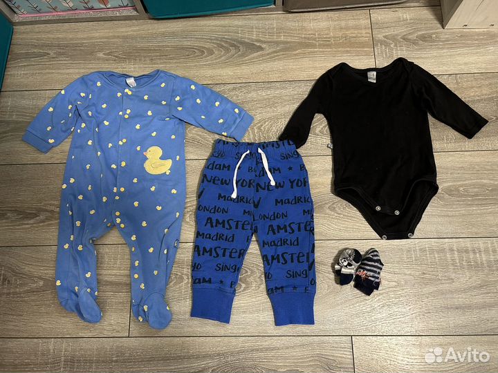 Вещи пакетом на мальчика 62 - 74