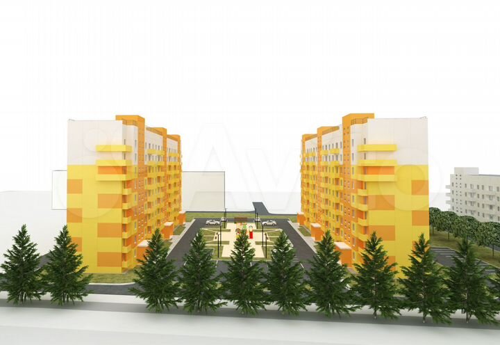 2-к. квартира, 58 м², 9/9 эт.