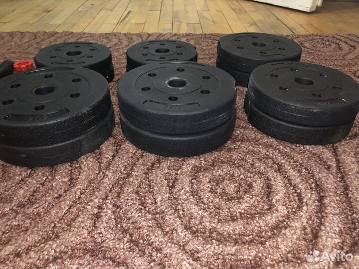 Гантели и гриф все в одном